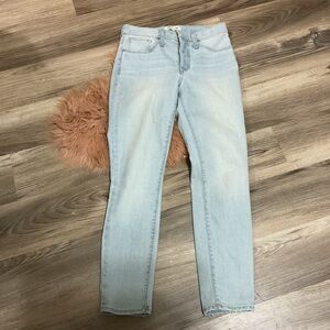 Madewell Mid Rise Skinny Crop Ligth Blue Jeans Size 25